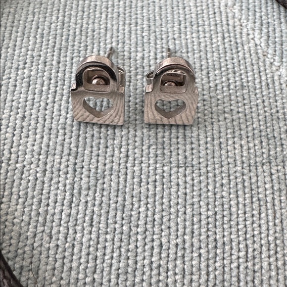 UNO de 50 Padlock Cord Necklace & Bracelet Set + Stud Earrings | Silver Tone - Picture 4 of 6